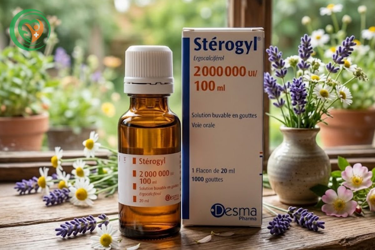 Siro Stérogyl Desma phòng ngừa và điều trị thiếu hụt Vitamin D (Hộp 20ml)