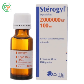 Siro Stérogyl Desma phòng ngừa và điều trị thiếu hụt Vitamin D (Hộp 20ml)