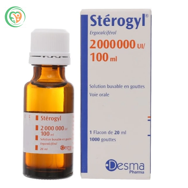 Siro Stérogyl Desma phòng ngừa và điều trị thiếu hụt Vitamin D (Hộp 20ml)