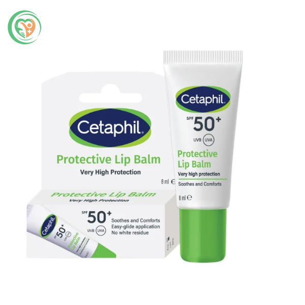 Son dưỡng Cetaphil SPF 50 Plus UVB UVA Protective Lip Balm Cetaphil (Tuýp 8ml)