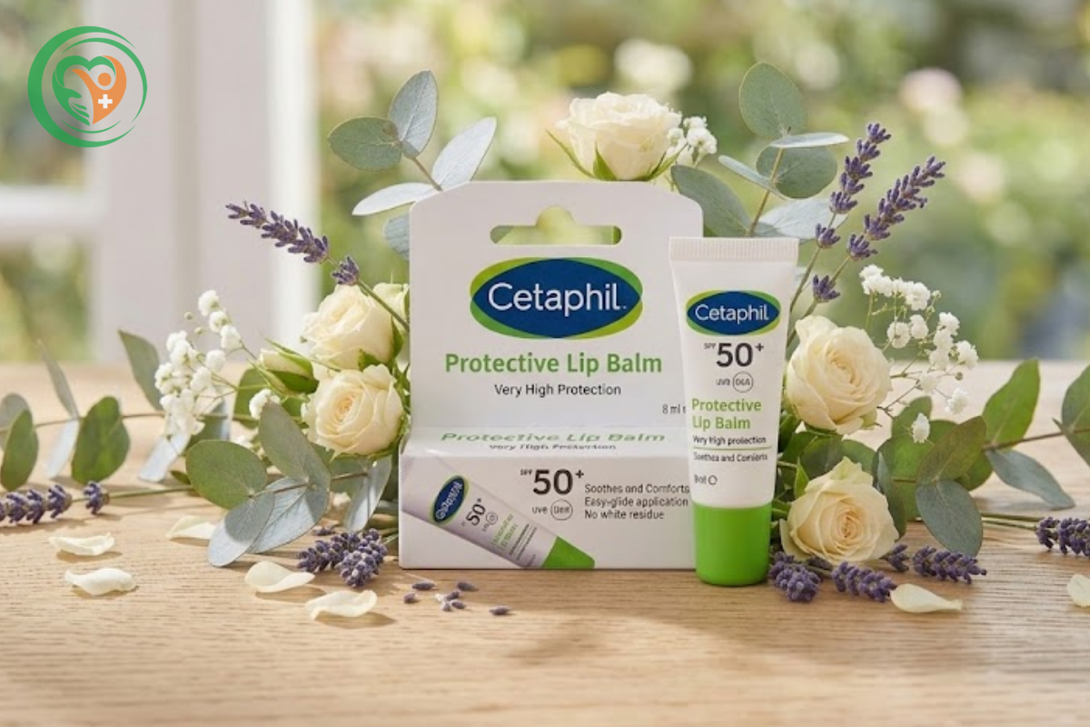 Son dưỡng Cetaphil SPF 50 Plus UVB UVA Protective Lip Balm Cetaphil (Tuýp 8ml)