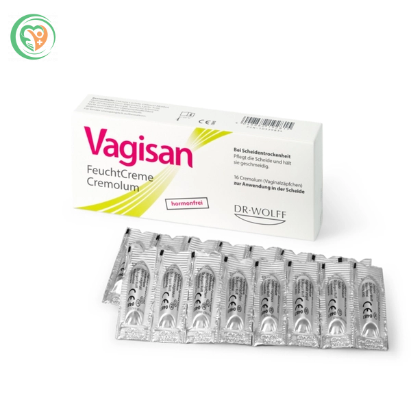 Viên Đặt Dưỡng Ẩm Vùng Kín Vagisan FeuchtCreme Cremolum (Hộp 16 viên)